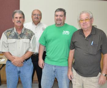 ASL HOLDS OCTOBER MEETING - The Acadiana Sportsmen’s League held its October meeting at the LSU AgCenter in Crowley with the following guests in attendance of the La. Wild Turkey Federation/Acadia Strutters Chapter: from left, Chapter President Javis Noel, guest speaker; Charles Trahan, ASL president; Bobby Berthelot, South La. Regional Director; and Mitch Monceaux, secretary-treasurer. 