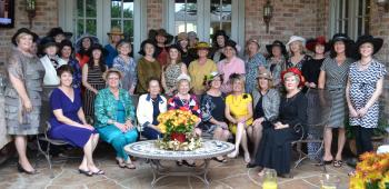 Thirty-five members of Krewe de les Dames were on hand for the inaugural Ladies' Tea.